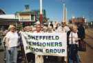 Sheffield Pensioners Action Group (SPAG) members at the Pensioners Parliament, Blackpool, Lancashire