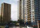 Claywood Flats showing (right) Norfolk tower block and (left) Fitzwalter tower block