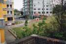 Claywood Flats showing (right) Claywood tower block and (left) Fitzwalter tower block