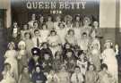 May Queen [Queen Betty] and attendants, Anns Road School (latterly Anns Grove Primary School), Anns Road, Heeley