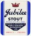 Beer label for Jubilee Stout, [brewed by] Hope and Anchor Breweries Ltd., Hope Brewery, Clay Wheels Lane