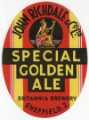 Beer label for Special Golden Ale, [brewed by] John Richdale and Co. Ltd., Britannia Brewery, Bramall Lane