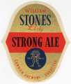 Beer label for Strong Ale [brewed by] William Stones Ltd., Cannon Brewery, junction of Rutland Road and Boyland Street, Neepsend