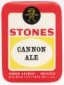 Beer label for Cannon Ale [brewed by] William Stones Ltd., Cannon Brewery, junction of Rutland Road and Boyland Street, Neepsend