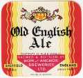 Beer label for Old English Ale [brewed by] Hope and Anchor Breweries Ltd., Brewery, Clay Wheels Lane, Wadsley Bridge (latterly Bass Charrington (North) Ltd.)