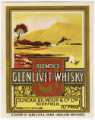 Label for Blended Glenlivet Whisky [distilled by] Duncan Gilmour and Co. Ltd., Sheffield