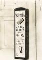 Wall mounted dispensing unit for 'Wardonia' New Edge razor blades, Thomas Ward and Sons, manufacturers of 'Wardonia' safety razors and blades, Wardonia Works, junction of Countess Road and Clough Road 