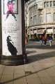 J. C. Decaux advertising column on Fargate for the Sheffield Philharmonic Concerts, City Hall, Barkers Pool showing (right) H. L. Brown and Son Ltd., jewellers, No. 2 Barkers Pool