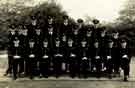 View: u11167 Group of Brigade officers. City of Sheffield Fire Brigade or National Fire Service