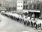 View: u11221 City of Sheffield Fire Brigade. 'Association Parade' on Fargate