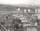 View: u11340 View of (left) Winter Street Hospital showing (back) Ponderosa and Martin Street Flats