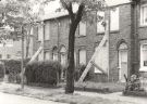 View: u11354 Boarded up houses on unidentified street probably on Flower Estate, High Wincobank 