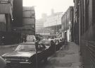 View: u11419 Pond Street showing (left) Royal Mail Sorting Office and (back centre) the Fiesta Nightclub