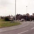 View: u11438 Park Square roundabout showing (centre) Canada House (the old Gas Company offices), (right) Sheaf Market and (left) Barclays Bank, Corporation Street