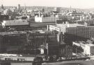 View: u11440 View of Sheaf Street and Pond Hill showing (right) George Senior and Sons Ltd., Ponds Forge and Heriot House, (centre) Sheffield Housing Department and (top) Fiesta and Top Rank