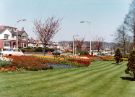 View: u11476 Flower beds Millhouses Park of Nos. 88 - 82 Abbeydale Road South, Millhouses showing (right) Millhouses tram terminus