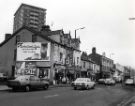 View: u11517 Shops on London Road showing (l.to r.) Chattabox, second hand shop and Pete's A1 Exchange, electrical second hand shop