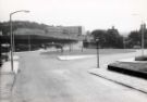 View: u11629 Roundabout at the bottom of (centre top) Granville Road showing (foreground) St. Mary's Road, (right) Queens Road and (top centre) Granville College