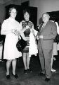 View: u11758 Unidentified event showing (centre) Christine Bolsover, librarian and (right) John Parkin, Sheffield City Libraries