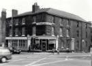 View: u11805 Phoenix Bookshop and the Edward Mayor Gallery, No. 265 Glossop Road at the junction (right) with Upper Hanover Street