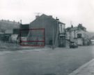 View: u11823 Gower Street looking towards No. 47 Gower Arms and No. 51 the Grapes Inn at the junction with Earsham Street 