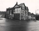 View: u11833 Waggon and Horses Hotel, No. 2 Market Place, Chapeltown showing (right) Allens, chemists