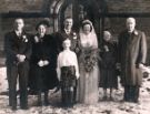 Unidentified wedding at St. Clements Church, Edge Lane, Chorlton-cum-Hardy, Manchester