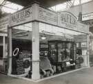 Exhibition stand [probably at the Shipping, Engineering and Machinery Exhibition, Olympia, London for Hadfields Ltd.]