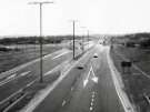 Parkway looking east showing (left) slip road for the Wholesale Markets