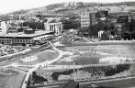 View from Park Hill Flats looking towards Burngreave and Pitsmoor showing (foreground) Park Square, (left) Sheaf Market and Hambleden House, (centre right) Canal Basin