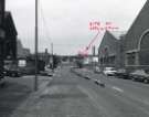 Effingham Road showing (centre) Effingham Road railway bridge 