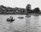 Boating lake and cafe at Millhouses Park, Abbeydale Road South