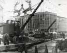 Construction of Castle Square (also known as The Hole in the Road)