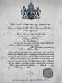 Royal Warrant of Queen Elizabeth, the Queen Mother to Thomas Ward and Sons Ltd. for the supply of cutlery