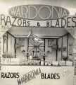 Exhibition stand in Johannesburg, South Africa for 'Wardonia' razors and blades, manufactured by Thomas Ward and Sons Ltd., Wardonia Works