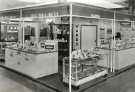 Exhibition stand, probably at the British Industries Fair, London for Thomas Ward and Sons Ltd., cutlery and razor blade manufacturers, Wardonia Works c.1950