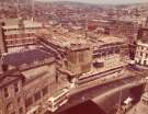 Construction of new Law Courts, Waingate showing (right) Lady's Bridge Hotel and (left) Old Town Hall