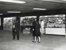 Castle Square (also known as the Hole in the Road), south east subway showing (left) J. W. Thornton Ltd., confectioners and (right) Anthony Leeson Ltd., newsagents