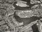 View of Meadowhead showing (left) Abbey Lane, (right) Bocking Lane, (centre) Chancet Wood and (top) Graves Park, c. 1950