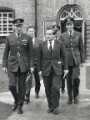 Sir John Osborn (1922 - 2015) MP (second left) with group of Royal Air Force officers