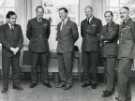 Sir John Osborn (1922 - 2015) MP (third left) with group of Royal Air Force officers