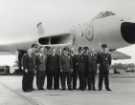 Sir John Osborn (1922 - 2015) MP (third left): unidentified event with Royal Air Force officers