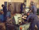 Apprentices in the work shop, Lee of Sheffield Ltd. [Arthur Lee and Sons Ltd.], steel manufacturers, Trubrite Steelworks, Meadowhall