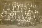 Employees at (Lee of Sheffield Ltd.) Arthur Lee and Sons Ltd., Hot Rolled Rod Mill, probably Crown Steel and Wire Works, Bessemer Road