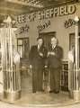 Mr Omer and Mr T. Jubb at the stand of (Lee of Sheffield Ltd.) Arthur Lee and Sons Ltd., steel manufacturers, at the British Industries Fair, Olympia, London