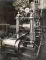 One of the cold rolling units in action, (Lee of Sheffield Ltd.) Arthur Lee and Sons Ltd., steel manufacturers