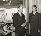 Visit of Sir Edmund Hillary (1st right) to a meeting of the Sheffield and District Outward Bound Schools Association