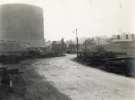 (Lee of Sheffield Ltd.) Arthur Lee and Sons Ltd., steel manufacturers, possibly Trubrite Steelworks showing (left) Wincobank gas holder