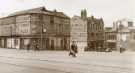 Grand public house and Grand Picture Palace (formerly the Grand Theatre of Varieties, also known as Bijou and New Star), West Bar, at junction of Spring Street and Coulston Street and (centre) Hobday Brothers Ltd., cycle factors, Coulston Street