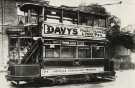 Sheffield Corporation Tramways double decker tramcar No. 178 on the Nether Green route